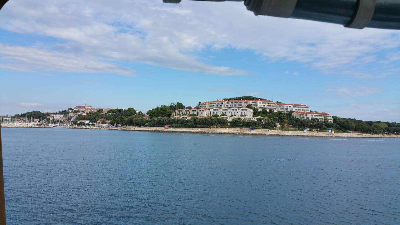 Bevedere Resort vom Meer aus gesehen Maistra Select Belvedere Resort