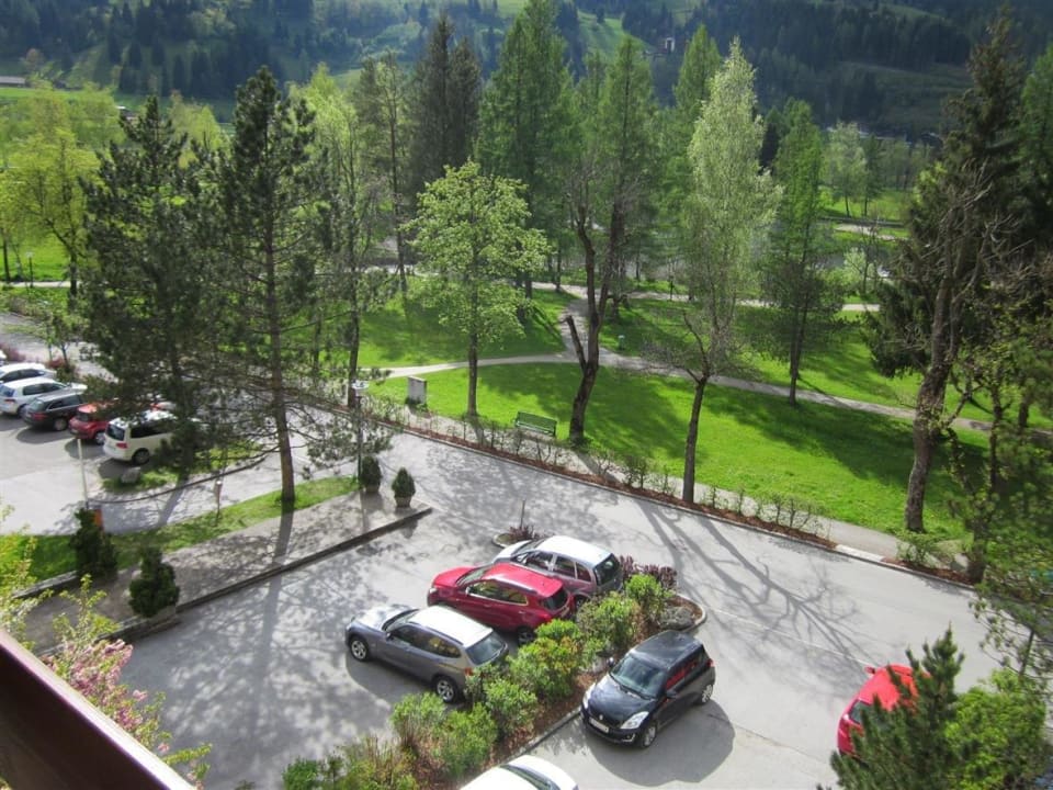 Blick zum Kurpark Johannesbad Hotel Palace