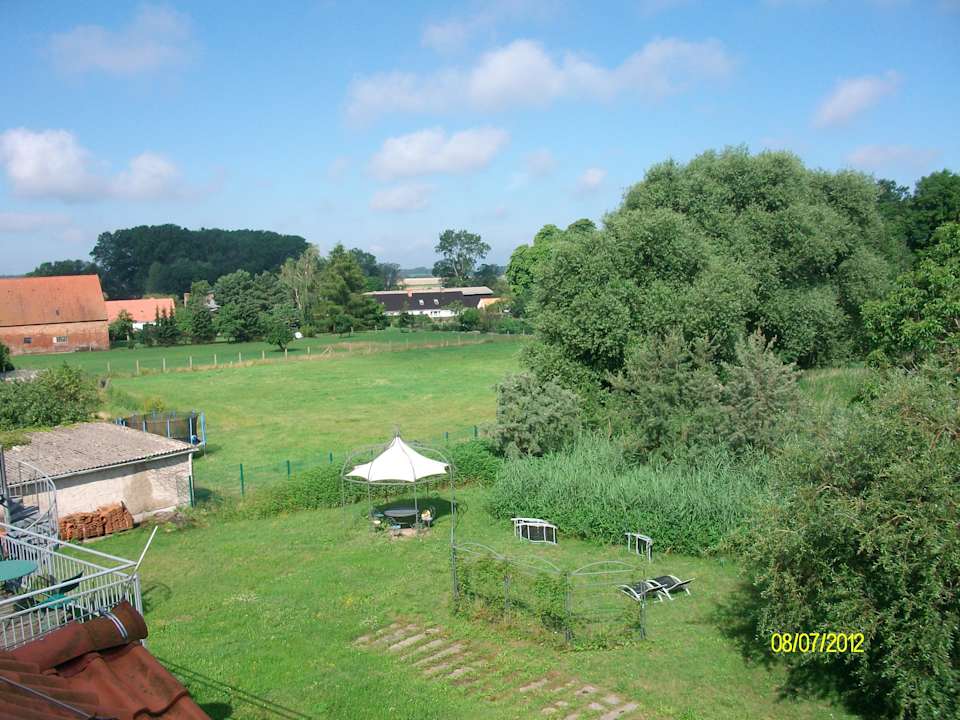 Ausblick Zimmer BIO Hotel Gutshof Insel Usedom