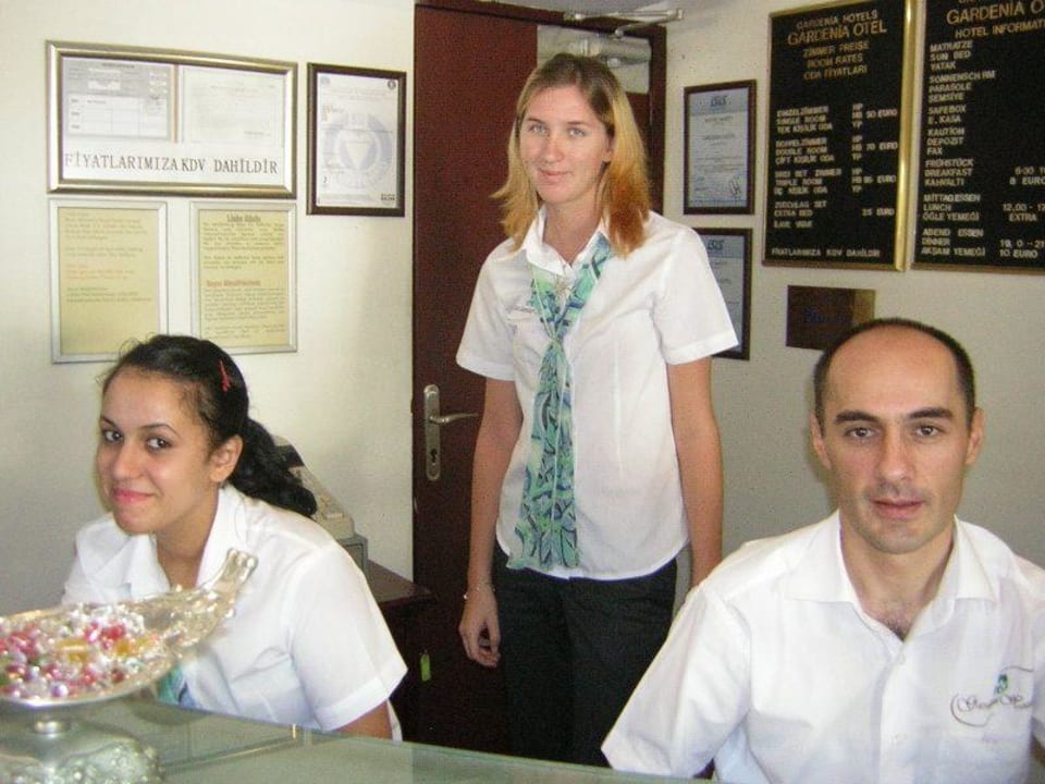 Rezeption Gardenia Hotel