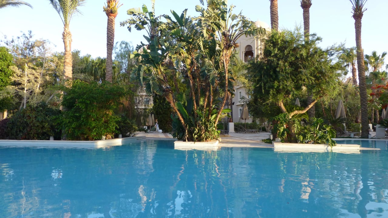 Ein kleiner Teil der Poolanlage Makadi Palace