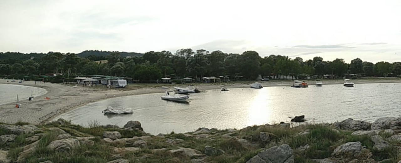 Plaża - zatoka Chrousso Hotel Chrousso Village