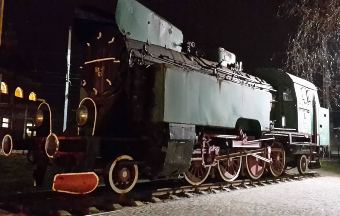 Memories in front of railway station Hotel Mercure Opole