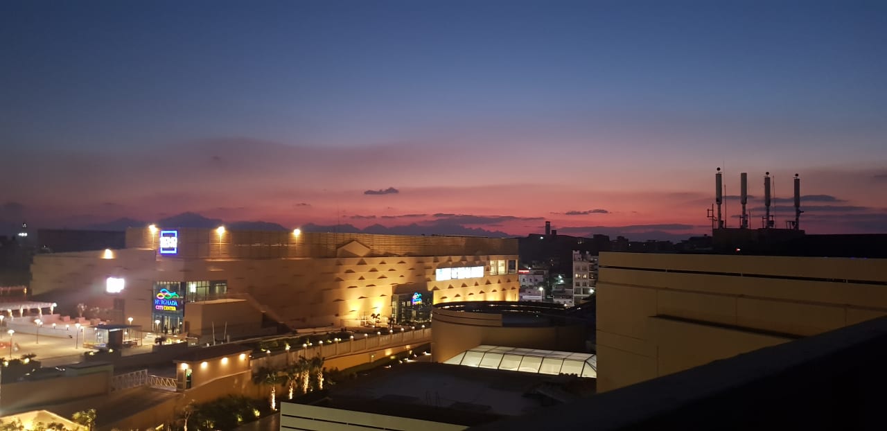 Ausblick Hilton Hurghada Plaza