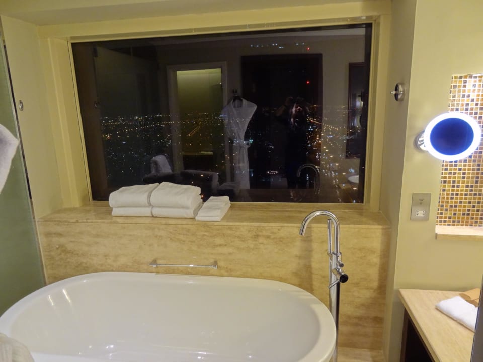 Die Badewanne mit tollem Ausblick The Tower Plaza Hotel Dubai