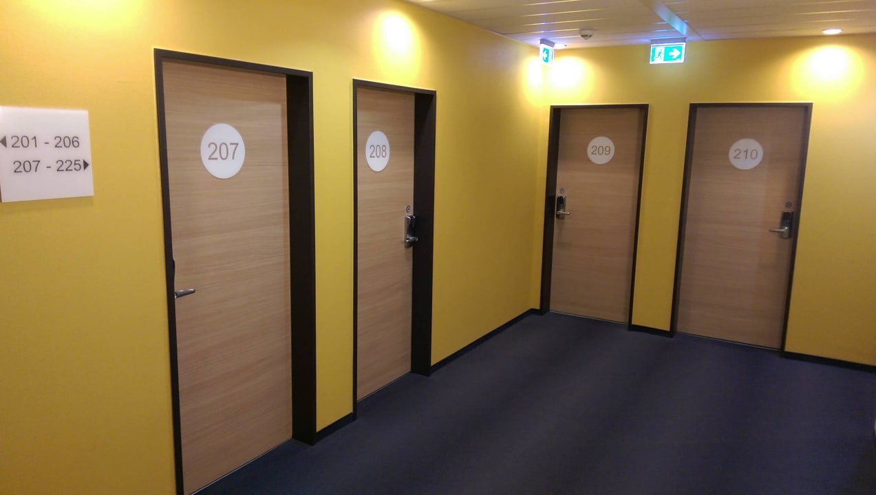 Hotelflur B&B Hotel Erfurt-Hbf