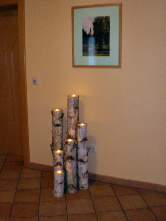 Deko an der Rezeption Gästehaus Fiedler Hotel Garni