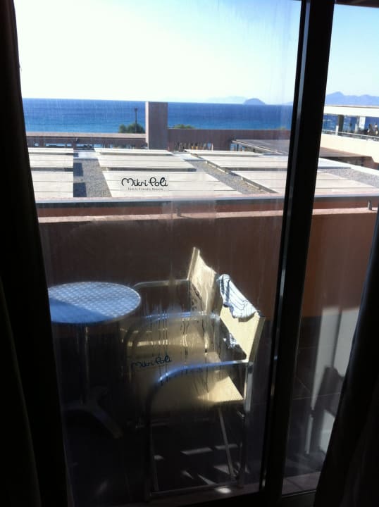 Scheibe im Zimmer Atlantica Mikri Poli Kos
