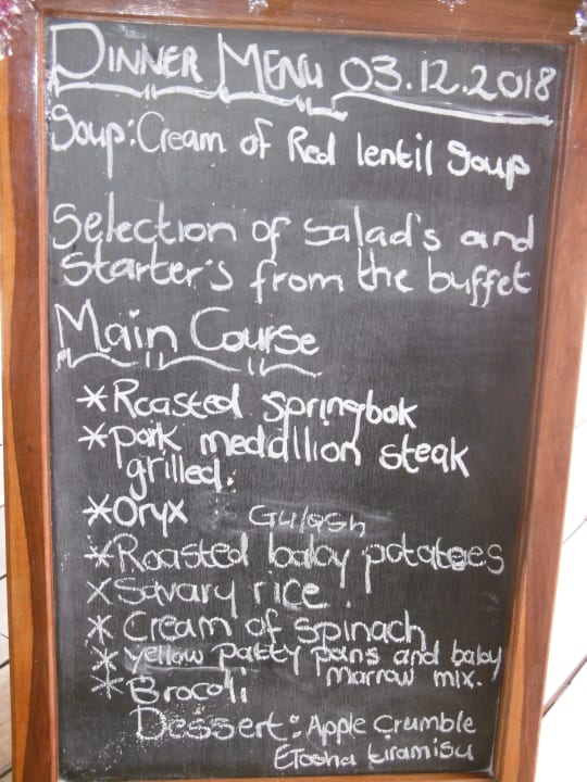 Gastro Etosha Safari Lodge