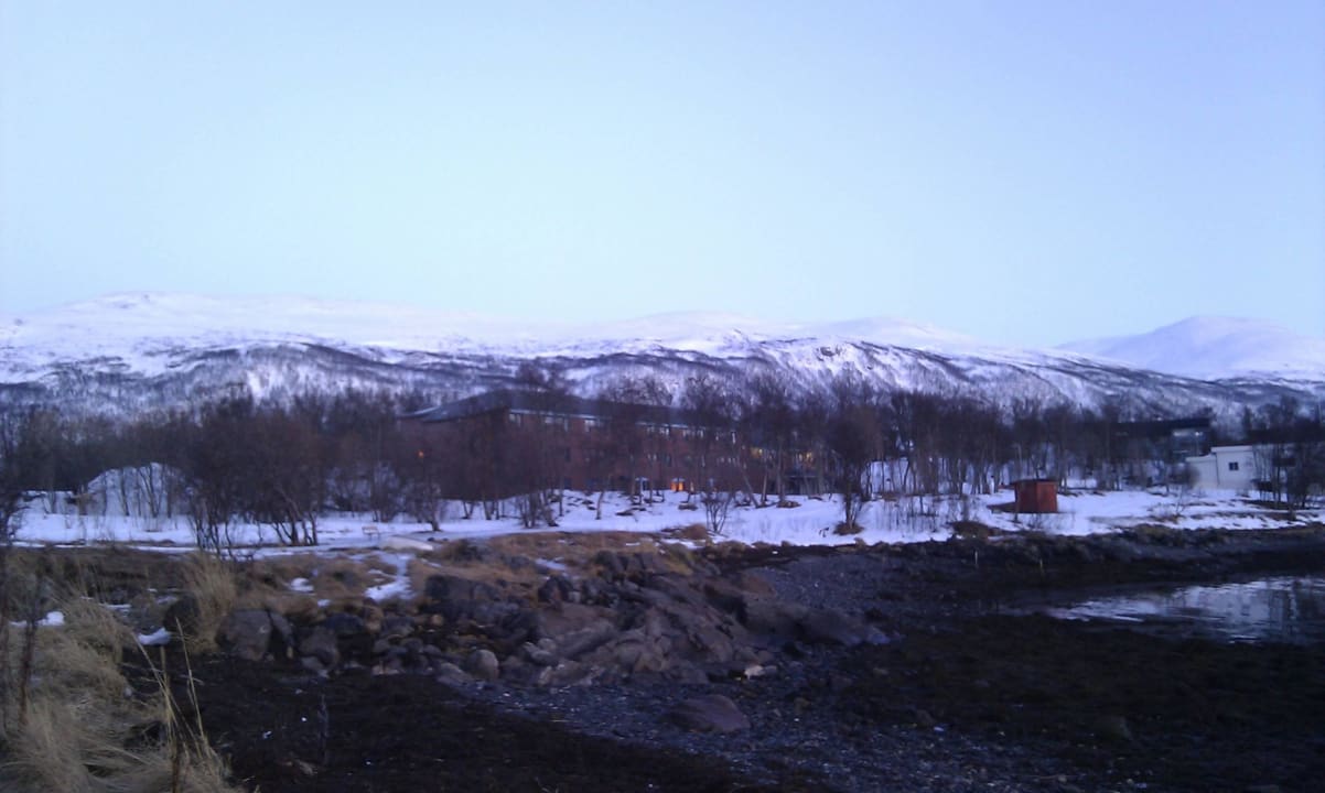 Hotel vom Strand her gesehen Hotell Sydspissen