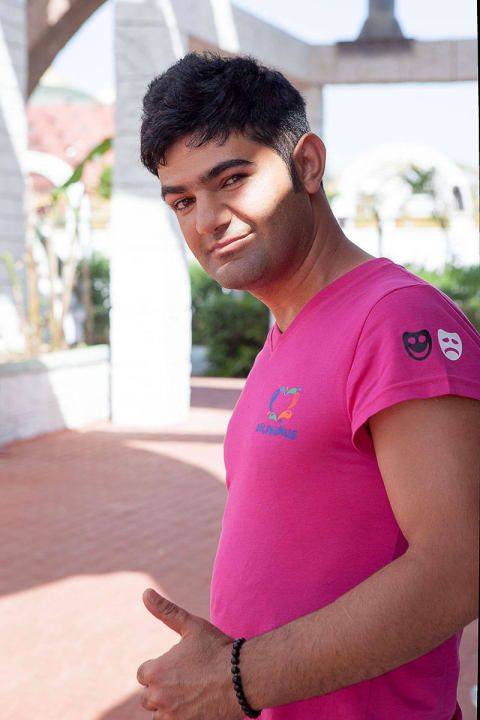 Lid van het animatieteam Hotel Delphin Imperial