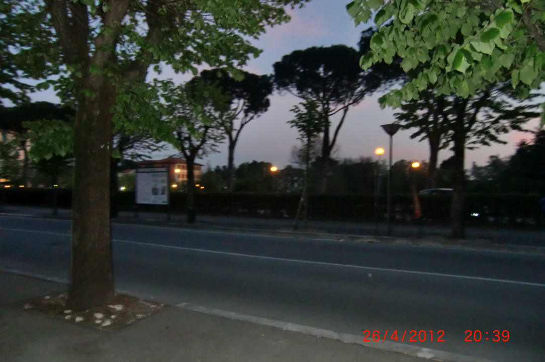 Blick zum Kurpark Hotel Torretta