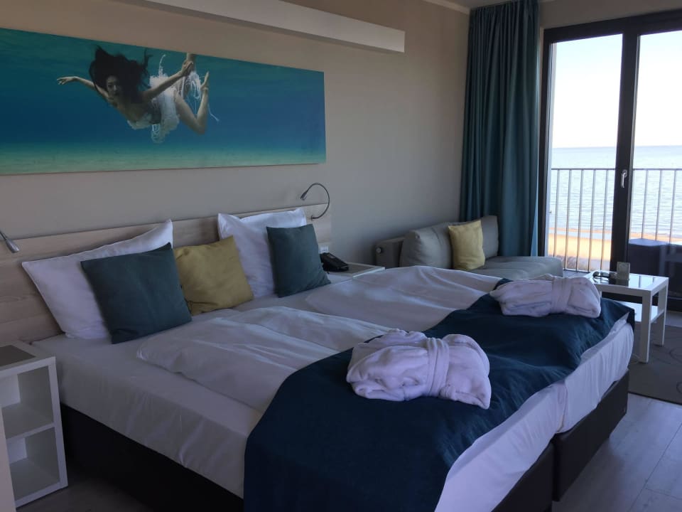 Juniorsuite Meerblick SEETELHOTEL Kaiserstrand Beachhotel