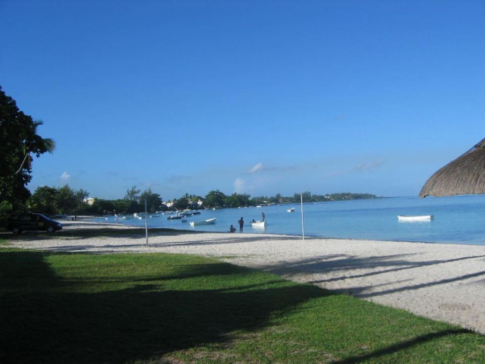 Vor dem Frühstück am Strand Hotel Le Sakoa