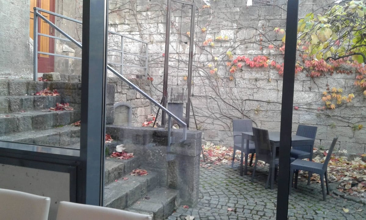 Blick zum Innenhof Stadt-gut-Hotel Fronveste - Das Alte Knasthaus