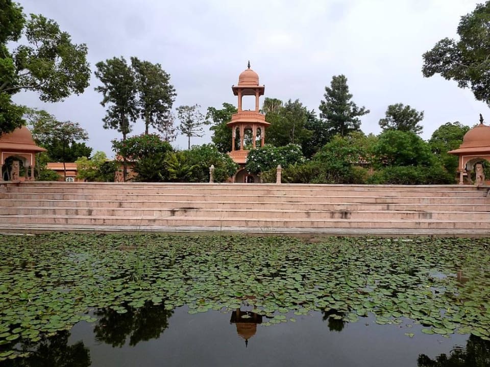 Garten im Oberoi Rajvilas Hotel The Oberoi Rajvilas