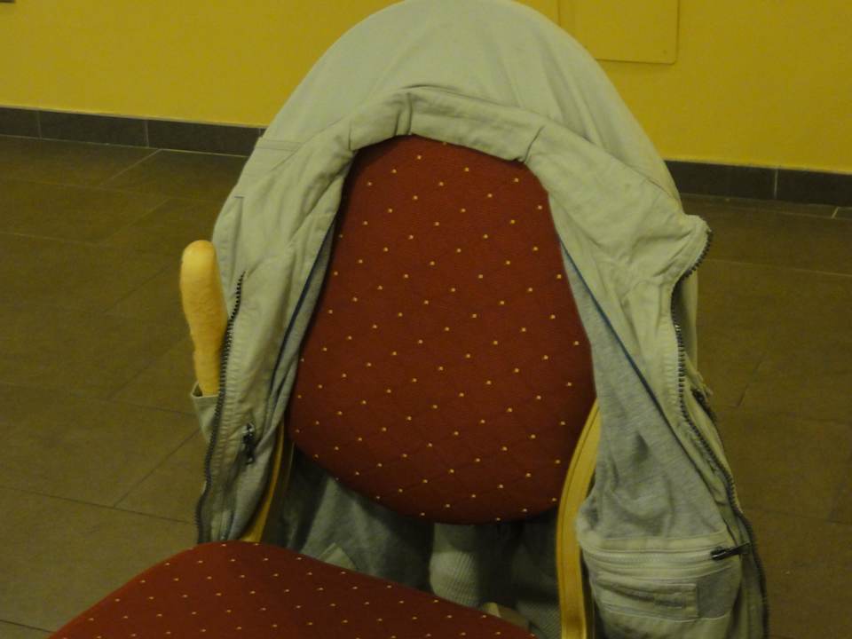 Gast hatte Hunger und hat ein Brot mitgenommen Hotel Foxa Valladolid