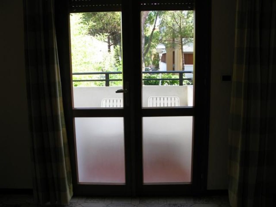 Blick zum Balkon Hotel Meris