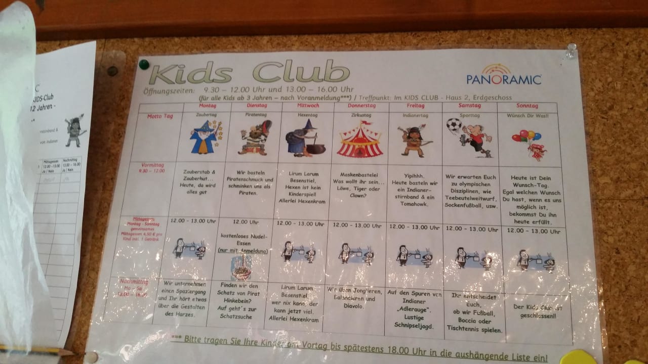 Kinderprogramm Panoramic - Ihr Apartmenthotel im Harz