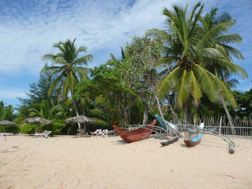 Sicht vom Strrand aufs Guesthouse Ibis Guesthouse