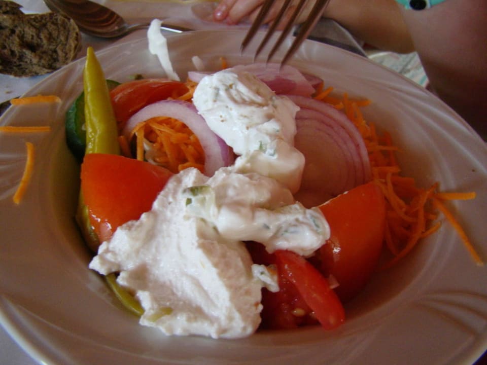 Salat mittags Pomegranate Wellness Spa Hotel