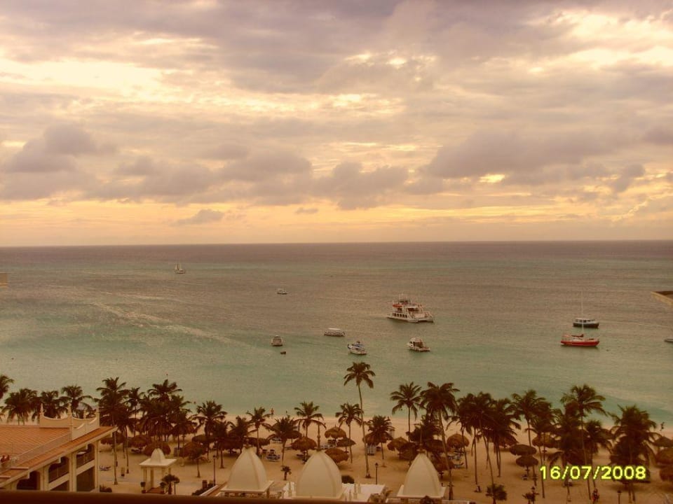 Abenddämmerung Strand Riu palace-Hotel Hotel Riu Palace Aruba