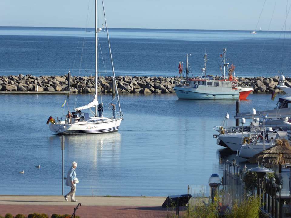 Schöne Sicht auf den Hafen Apartmentanlage Urlaubsräume - Wohnung 3.14