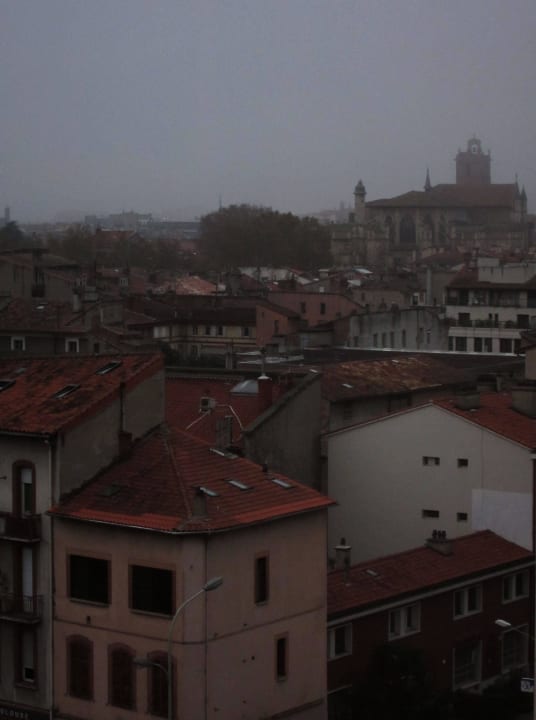 A view from my room. Toulouse Cathedral  Hotel Kyriad Toulouse Centre