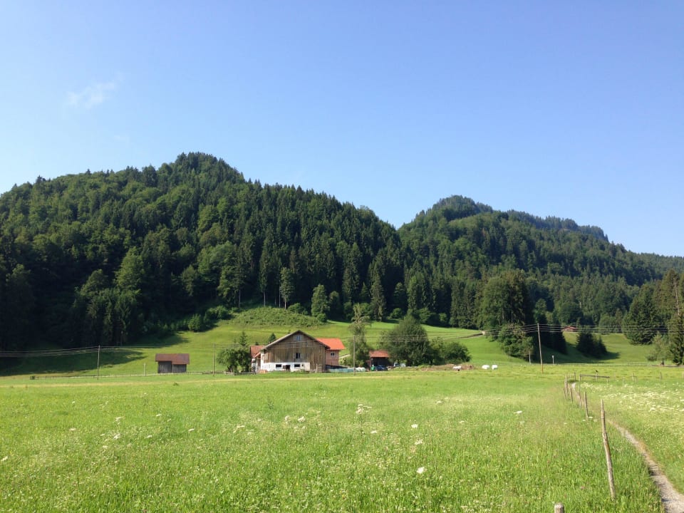 Blick von der Terrasse Wohlfühlhotel Frohsinn