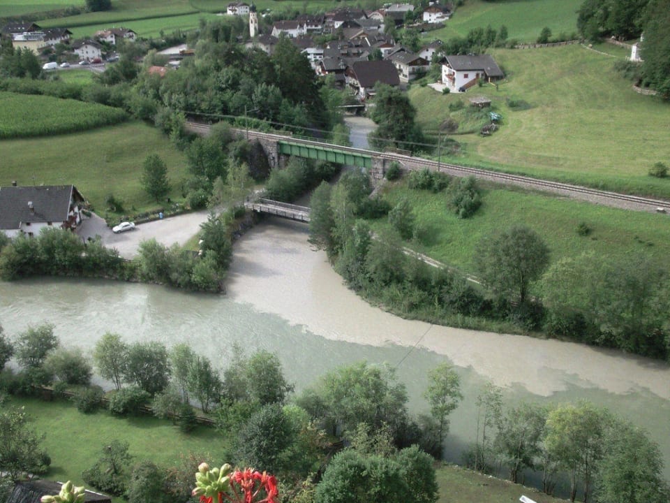 Vereinigung beider Flüsse unterhalb der Sonnenburg Hotel Schloss Sonnenburg
