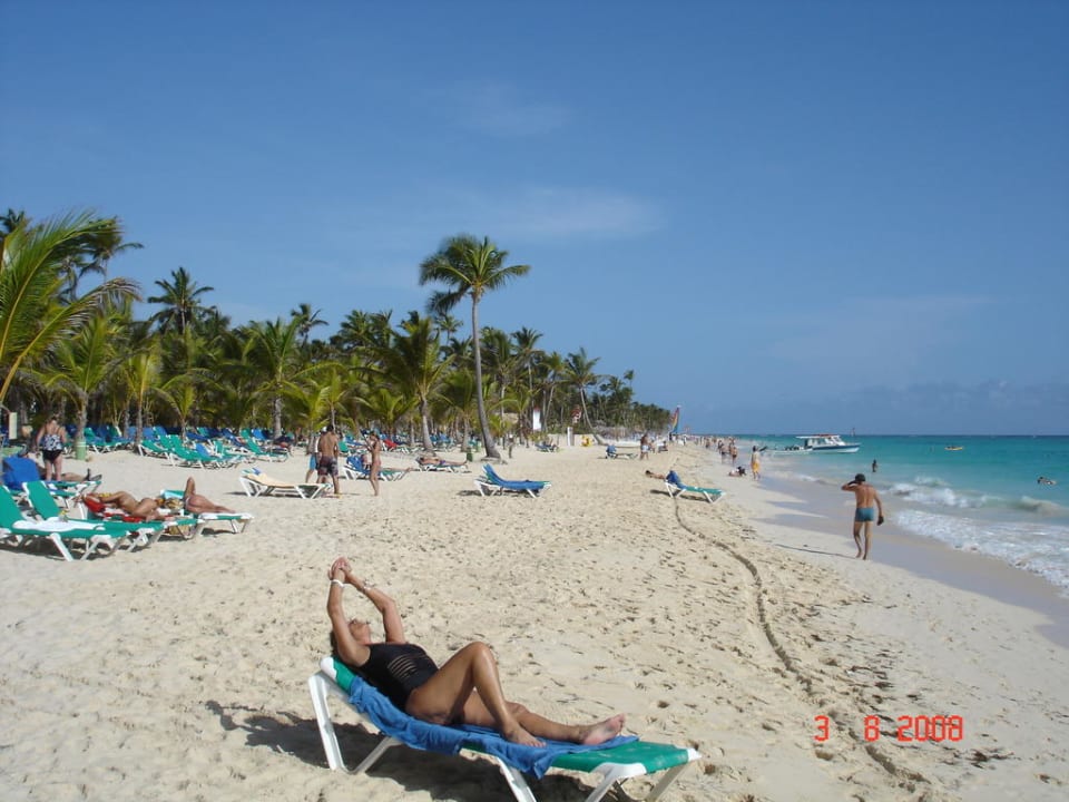 Weiter, weisser Strand Hotel Riu Palace Punta Cana