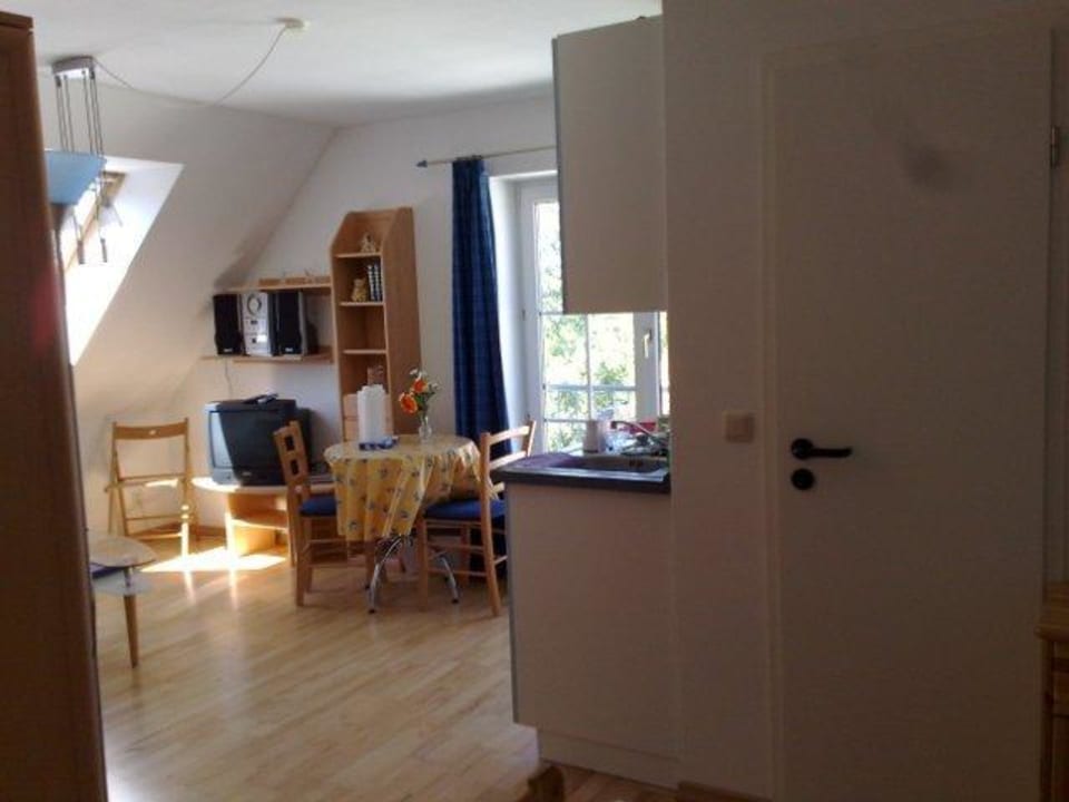 Blick auf Küche und Bad Gollwitzer Park FeWo