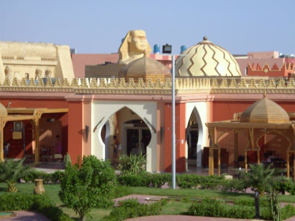 Blick auf das Restaurant Pickalbatros Alf Leila Wa Leila Resort - Neverland Hurghada