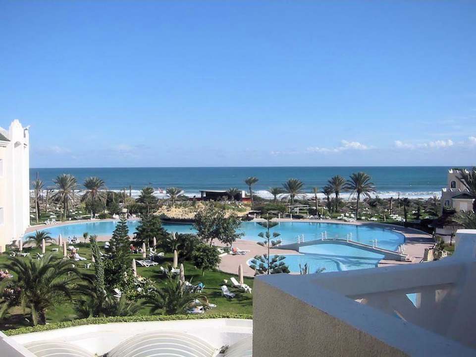 Balkonblick Mahdia Beach & Aquapark