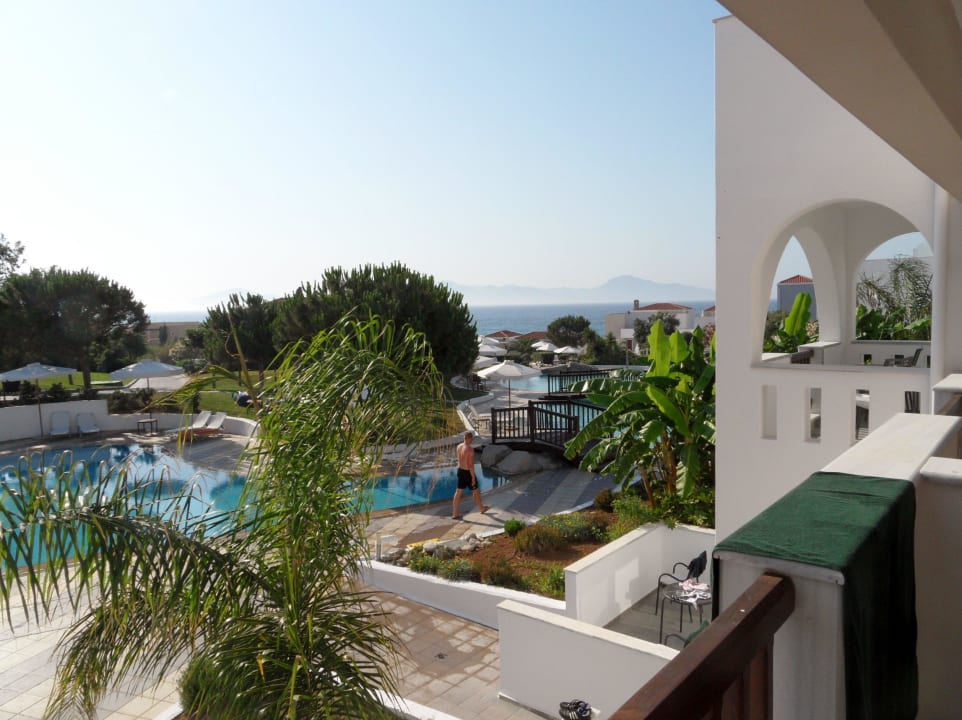 Ausblick Zimmer  mit Pool und Meerblick Atlantica Marmari Palace