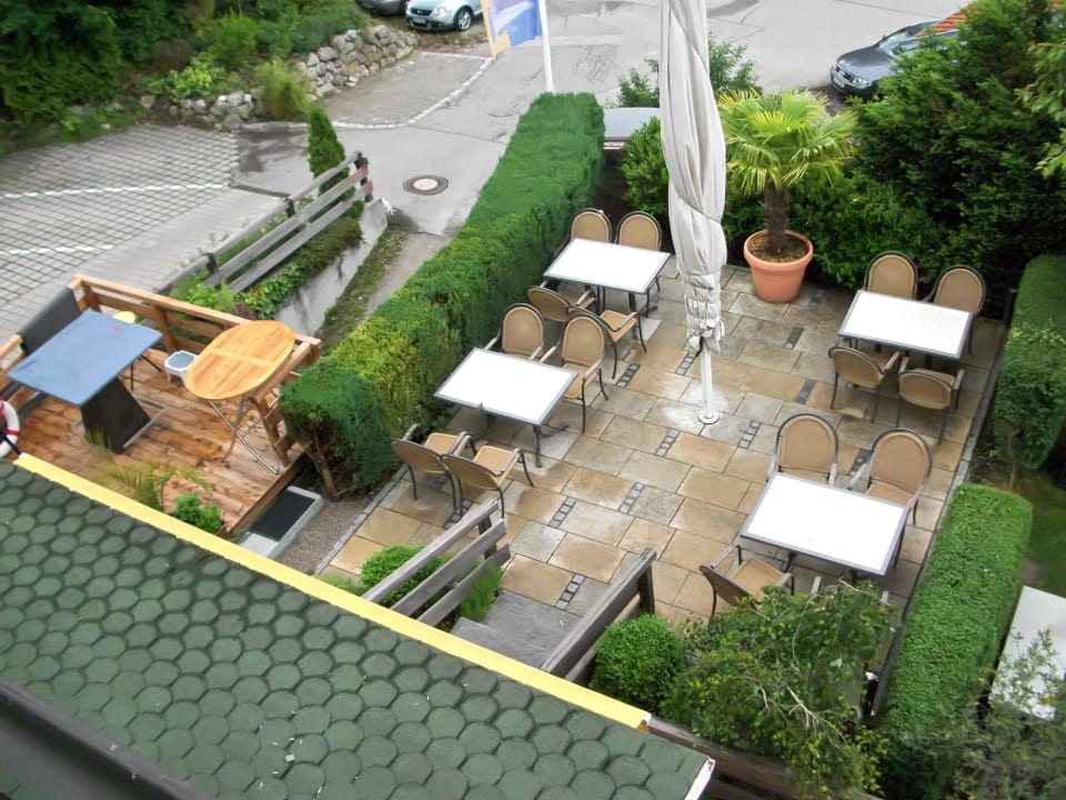 Frühstücksterrasse Ferienresidenz Chiemseestern