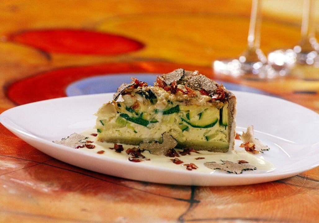 Zucchinilauchtorte im Linden Wirtshaus Landgasthof zur Linde Laaben