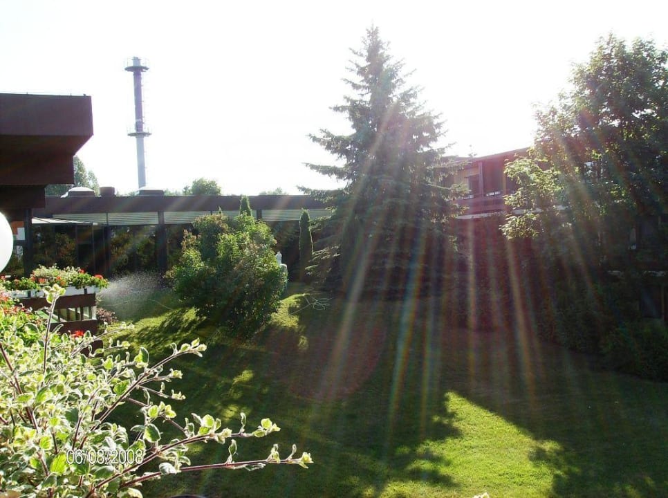 Mercure mrongovia widok na patio Hotel Mercure Mrągowo Resort & Spa