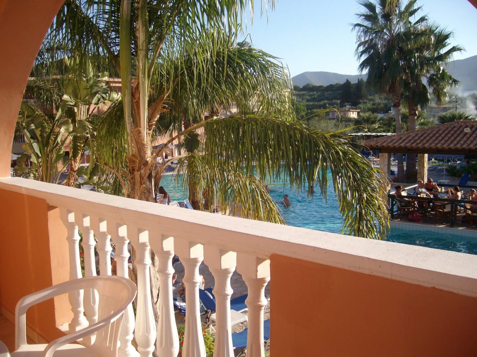 Blick vom Balkon Hotel Zante Village
