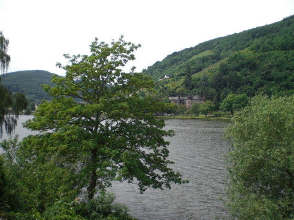 Blick von der Terrasse Ferienwohnungen Tibo
