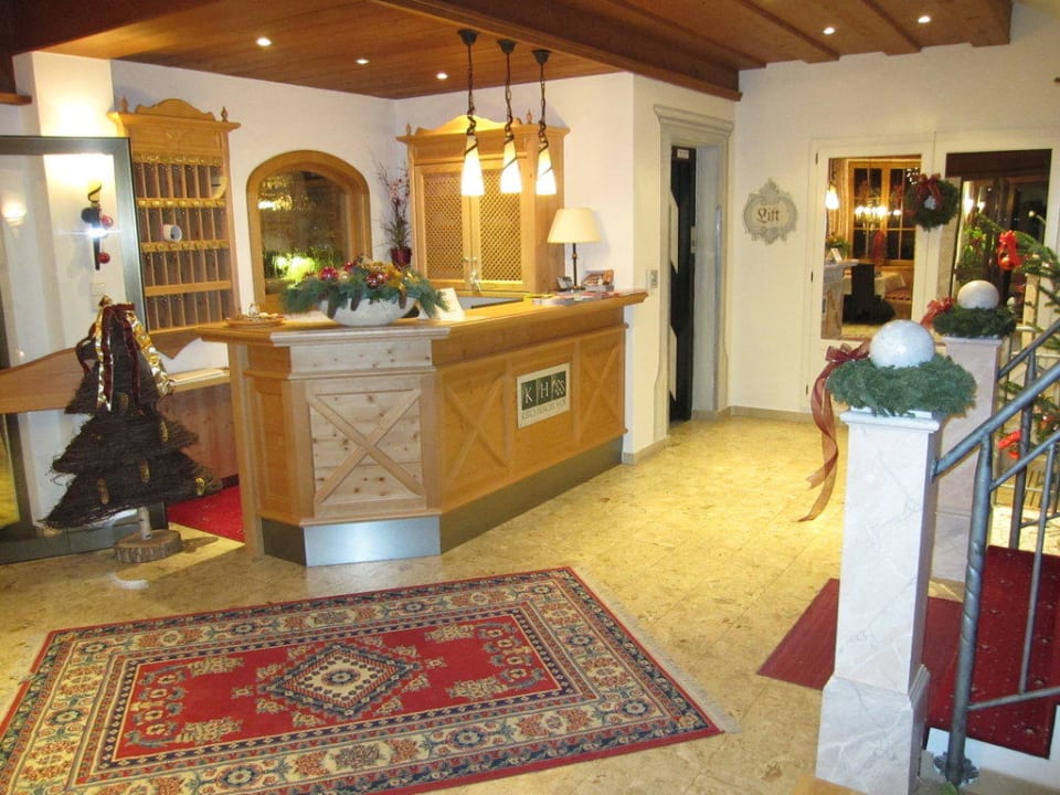 Rezeption Hotel Kirchberger Hof