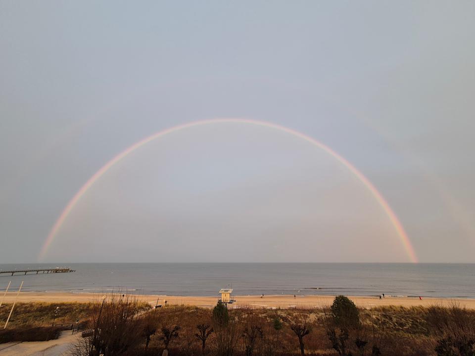 Ausblick SEETELHOTEL Kaiserstrand Beachhotel