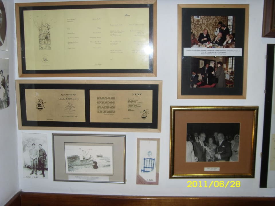 Originalskizzen von Dali Hotel Duran