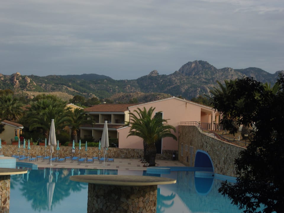 Blick, wenn wir aus unserem App. gekommen sind Tirreno Resort