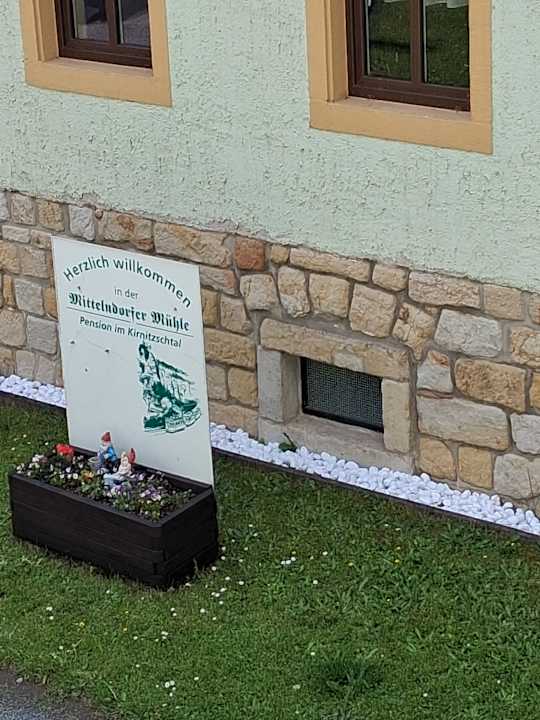 Außenansicht Pension Mittelndorfer Mühle