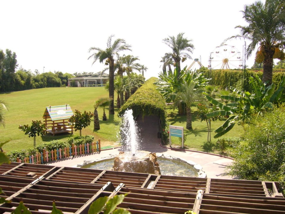 Blick nach Süd (Strand) vom Liegestuhl Hotel Turan Prince