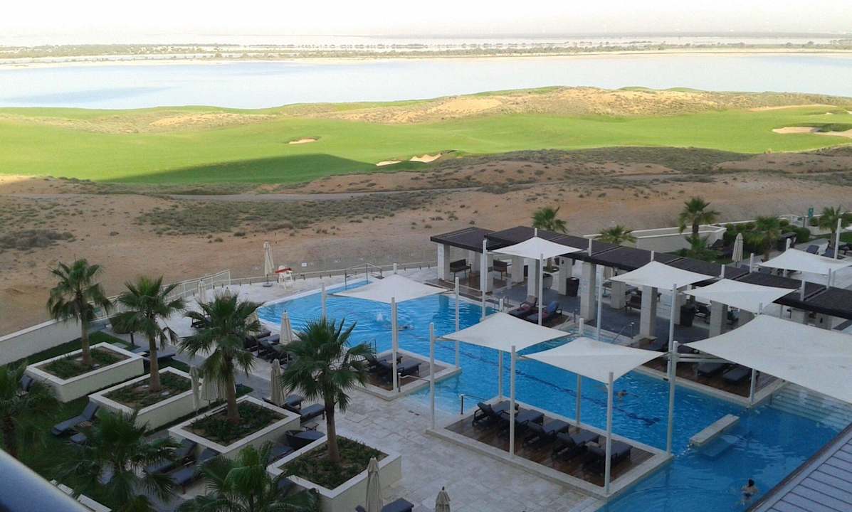 Ausblick Crowne Plaza Hotel Yas Island