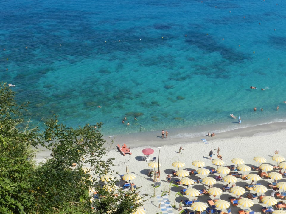 Sicht vom Lift zum Strand Aldiana Club Rocca Nettuno Calabria