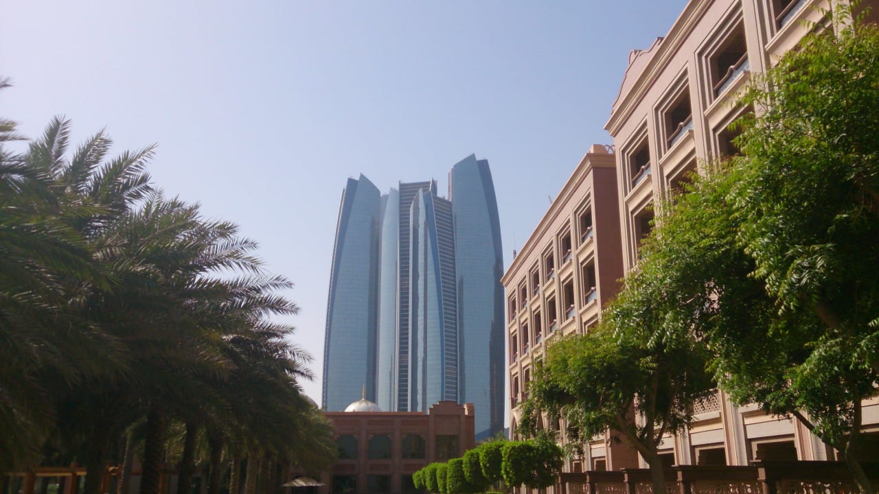 Schöner Anblick Emirates Palace Mandarin Oriental