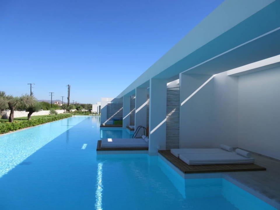 Sharing Pool mit Terrasse Casa Cook Rhodes